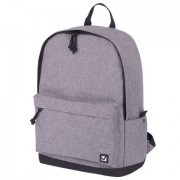 Рюкзак BRAUBERG универсальный, сити-формат, 'Grey Melange', с защитой от влаги, 43х30х17 см, 228842