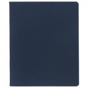Тетрадь А5 96 л., HATBER, скоба, клетка, Soft-touch ламинация, SoloMatte 'Сапфир', 092748, 96Т5лВ1