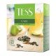 Чай TESS 'Lime' зеленый с цедрой цитрусовых, 100 пакетиков в конвертах по 1,5 г, 0920-09