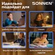 Настольная лампа / светильник SONNEN OU-503, на подставке, цоколь Е27, 'Мяч', белый, 236675