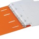 Тетрадь на кольцах А5 (160х215 мм), 80 л., пластиковая обложка, клетка, BRAUBERG, 'Оранжевый', 403253