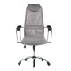 Кресло офисное МЕТТА 'BK-8CH', ткань-сетка, хром, светло-серое