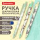 Ручка шариковая автоматическая с принтом, кросс-серия 'МИЛЫЕ КОТЫ', BRAUBERG, корпус soft-touch, СИНЯЯ, узел 0,7 мм, линия 0,35 мм, 144479