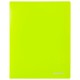 Папка на 2 кольцах BRAUBERG 'Neon', 25 мм, внутренний карман, неоновая, зеленая, до 170 листов, 0,7 мм, 227456