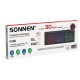 Клавиатура проводная бесшумная USB, 104 плоские клавиши, LED-подсветка, SONNEN K308, черная, 513947