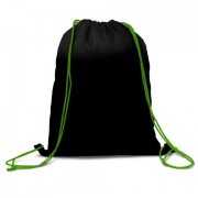 Мешок для обуви BRAUBERG плотный, карман на молнии, подкладка, 43х33 см, 'Neon Green', 271625