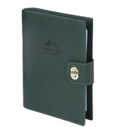 Ежедневник-органайзер недатированный B5 167х240 мм BRAUBERG 'Nova', под кожу, 160 л., зеленый, 116202