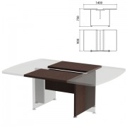 Модуль стола для переговоров 'Приоритет' 1400х900х750 мм, венге (КОМПЛЕКТ)