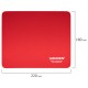 Коврик для мыши SONNEN 'RED', резина + ткань, 220х180х3 мм, 513306
