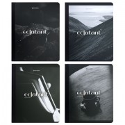 Тетрадь А5 96 л. BRAUBERG, на сшивке с корешком, клетка, обложка картон, 'Simplicity', 405288