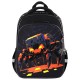 Ранец BRAUBERG QUADRO, 3 отделения, с брелком, Fire spider, 37х28х18 см, 273106