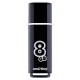 Флеш-диск 8 GB, SMARTBUY Glossy, USB 2.0, черный, SB8GBGS-K