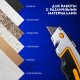Нож универсальный мощный алюминиевый BRAUBERG 'Heavy duty', автофиксатор, резиновые вставки, 238735