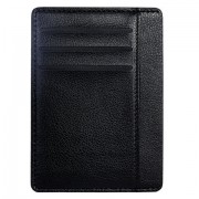 Картхолдер для трех карт с двумя дополнительными карманами, 12х8,6 см, черный, BRAUBERG, 238763