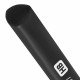 Карандаш чернографитный BRAUBERG, 1 шт., 'Black&White', HB, трехгранный, корпус черный, заточенный, 181297