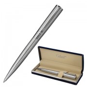 Ручка подарочная шариковая GALANT 'ETUDE', корпус серебристый, детали хром, узел 0,7 мм, синяя, 143506