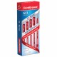 Ручка гелевая ERICH KRAUSE 'G-Tone', КРАСНАЯ, корпус тонированный красный, узел 0,5 мм, линия письма 0,4 мм, 17811