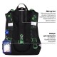 Ранец BRAUBERG PREMIUM, 2 отделения, с брелоком, 'Digital spider', LED-ЛАМПОЧКИ, 38х29х16 см, 273101