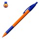 Ручка шариковая автоматическая с грипом ERICH KRAUSE 'R-301 Orange', СИНЯЯ, 1,0 мм, линия письма 0,5 мм, 46762