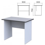 Стол письменный 'Монолит', 900х600х750 мм, цвет серый, СМ19.11
