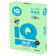 Бумага цветная IQ color, А4, 80 г/м2, 500 л., пастель, зеленая, MG28