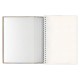 Скетчбук, белая бумага 100 г/м2, 175х205 мм, 80 л., гребень, 'Италия', (A257715), A257715