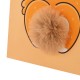 Пакет подарочный (1 штука) 18х10х23 см (M), 'Fluffy Tail', ассорти, пушистый хвостик, ЗОЛОТАЯ СКАЗКА, 700810