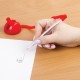 Ручка шариковая настольная BRAUBERG 'Стенд-Пен', СИНЯЯ, пружинка, корпус красный, линия письма 0,5 мм, 141349