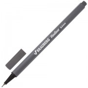 Ручка капиллярная BRAUBERG 'Aero', СЕРАЯ, трехгранная, металлический наконечник, линия письма 0,4 мм, 142258