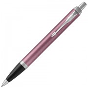 Ручка шариковая PARKER 'IM Core Light Purple CT', корпус светло-пурпурный лак, хромированные детали, синяя, 1931634