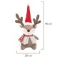Украшение новогоднее интерьерное 40 см 'Забавный оленёнок', полиэстер, ЗОЛОТАЯ СКАЗКА, 592509