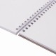 Скетчбук, белая бумага 100 г/м2, 205х290 мм, 50 л., гребень, жёсткая подложка, BRAUBERG ART 'DEBUT', 110983