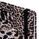 Блокнот с резинкой в клетку 96 л., А5, 145х203 мм, твердая обложка, BRAUBERG,' Leopard', 115535