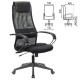 Кресло офисное BRABIX PREMIUM 'Stalker EX-608 PL', ткань-сетка/кожзам, черное, 532090