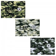 Папка для тетрадей ПИФАГОР А4, 1 отделение, ПВХ, на молнии, ассорти 'Camouflage', 32x23 см, 273830