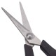 Ножницы ОФИСМАГ 'Soft Grip', 190 мм, резиновые вставки, черно-красные, 3-х сторонняя заточка, 236456