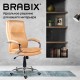 Кресло офисное BRABIX PREMIUM 'Cuba EX-542', экокожа, бежевое, 532551