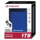 Внешний жесткий диск TRANSCEND StoreJet 1TB, 2.5', USB 3.0, синий, TS1TSJ25H3B