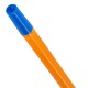 Ручка шариковая STAFF 'Basic BP-66 ORANGE', СИНЯЯ, корпус оранжевый, узел 1 мм, линия письма 0,5 мм, 144453