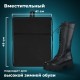 Мешок для обуви BRAUBERG БОЛЬШОЙ, с ручкой, карман на молнии, сетка, 49х41 см, 'Total Black', 273453