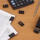 Зажимы для бумаг STAFF ECO, КОМПЛЕКТ 12 шт., 32 мм, на 140 листов, черные, картонная коробка, 274033
