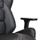 Кресло BRABIX PREMIUM 'Tokyo EX-595', регулируемый подголовник, рециклированная кожа, черное, 532975