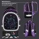 Рюкзак BRAUBERG OPTIMA, 2 отделения, с брелоком, 'Radiant unicorn', 36х27х18 см, 273157