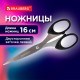 Ножницы BRAUBERG 'Classic', 160 мм, черные, классической формы, 2-х сторонняя заточка, 230933