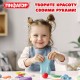 Пластилин супер лёгкий воздушный застывающий 60 штук (36 цветов + 2х12 базовых), 510 г, 3 стека, ПИФАГОР, 107044