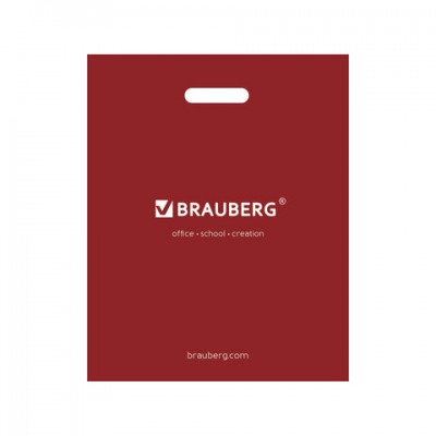 Пакет презентационно-упаковочный BRAUBERG, 32х40 см, усиленная ручка, 505499