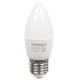 Лампа светодиодная SONNEN, 5 (40) Вт, цоколь E27, свеча, холодный белый свет, 30000 ч, LED C37-5W-4000-E27, 453708
