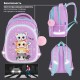 Рюкзак BRAUBERG OPTIMA, 2 отделения, с брелоком, 'Funny kittens', 36х27х18 см, 273156