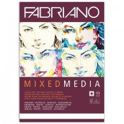 Альбом для рисования А4 (210х297 мм) FABRIANO 'Mixed Media', мелкое зерно, 40 листов, 250 г/м2, 19100381