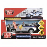 Машина металлическая 'MERCEDES-BENZ GLE COUPE ПОЛИЦИЯ', 12 см, инерционная, ТЕХНОПАРК, GLE-COUPE-P-SL